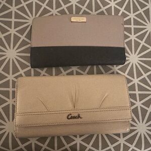 Women’s Coach and Kate Spade wallets - 2 for 1!